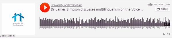 Dr James Simpson discusses ‘Multilingualism’ on the Drive Time Show on Voice of Islam on 2 October 2017